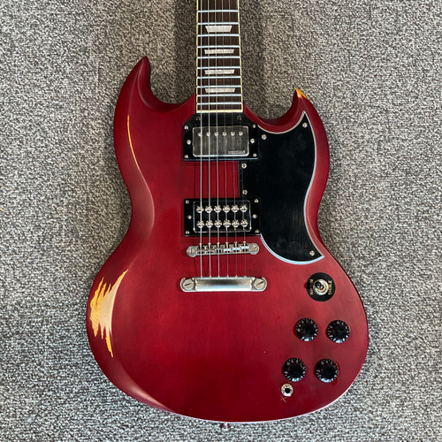 Vist Large View of Product Image Which is Used VINTAGE VS6 SG STYLE Electric Guitar