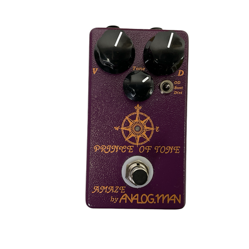 Vist Large View of Product Image Which is Used Analogman PRINCE OF TONE Overdrive Pedal