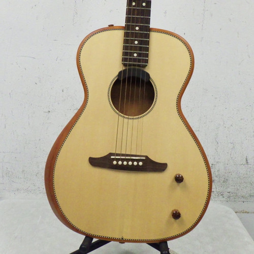 Vist Large View of Product Image Which is Used Fender Highway Series Parlor Semi-Hollow Electric Guitar Natural 6-String