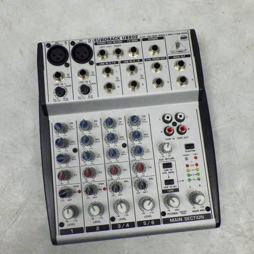 Vist Large View of Product Image Which is Used Behringer EURORACK UB802 Compact Mixer