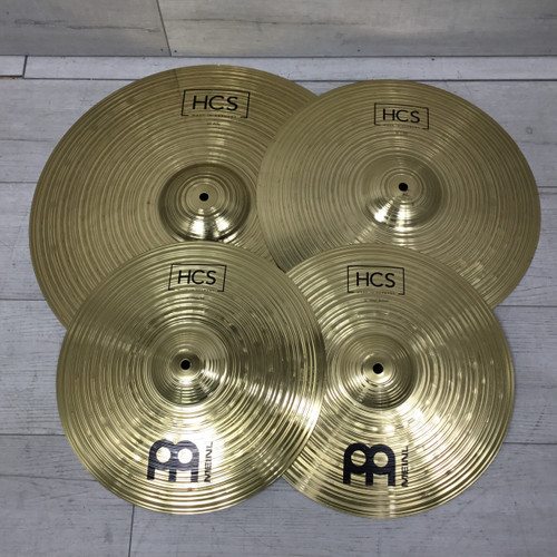 Vist Large View of Product Image Which is Used Meinl HCS 14" 16" 20" Cymbal Pack