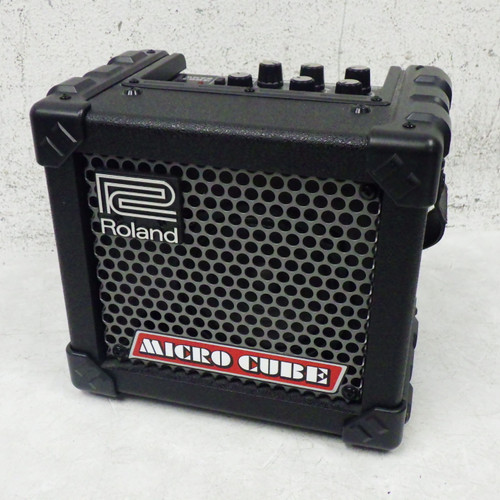 Vist Large View of Product Image Which is Used Roland Micro Cube with Power 1 x 5 Solid State Amplifier 1 x 5