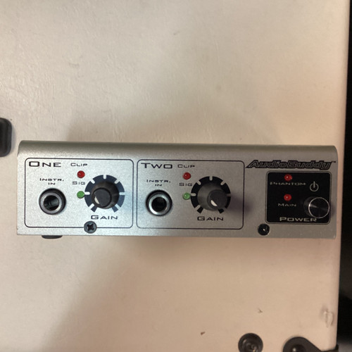 Vist Large View of Product Image Which is Used M-Audio AUDIO BUDDY DUAL MIC PREAMP Pro Sound Product