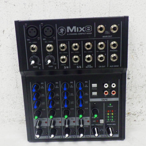 Vist Large View of Product Image Which is Used Mackie MIX 8 Compact Mixer