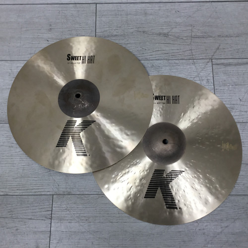 Vist Large View of Product Image Which is Used Zildjian K Sweet 15" Hi Hat Cymbals