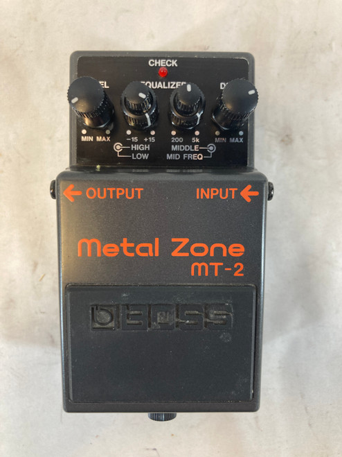 Vist Large View of Product Image Which is Used Boss MT-2 Metal Zone Distortion Pedal