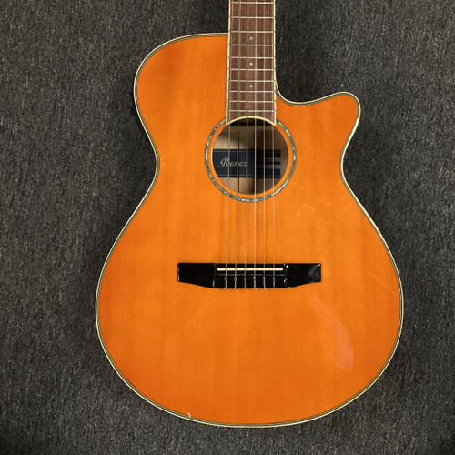 Vist Large View of Product Image Which is Used Ibanez AEG10NII Laminate Top Acoustic Guitar Wood