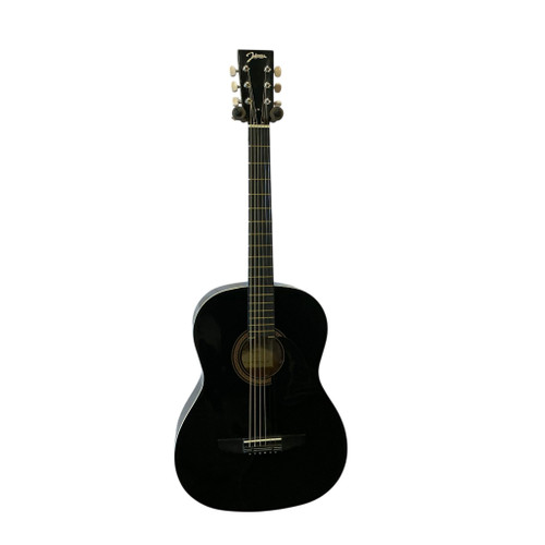 Vist Large View of Product Image Which is Used Johnson JG-100-B Laminate Top Acoustic Guitar Black