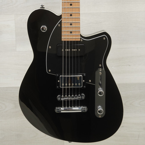 Vist Large View of Product Image Which is Used Reverend Double Agent Og Electric Guitar Black