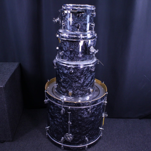Vist Large View of Product Image Which is Used Pacific 4PC CX SERIES KIT Drum Shell Kit Silver/Gray