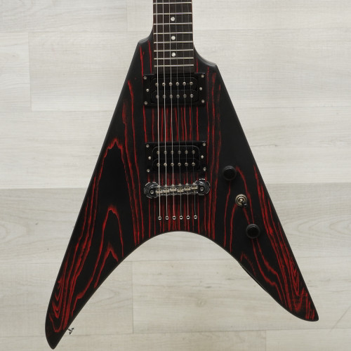Vist Large View of Product Image Which is Used Zemaitis ZVWA22 Pointy Electric Guitar Black