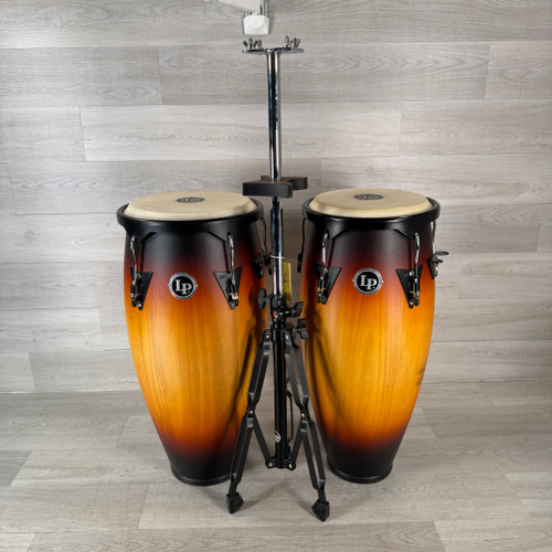 Vist Large View of Product Image Which is Used Latin Percussion Aspire Conga Set with Stand - Local Pickup Only