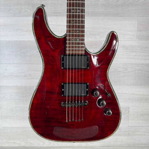 Vist Large View of Product Image Which is Used Schecter Hellraiser C-1 Electric Guitar - Black Cherry