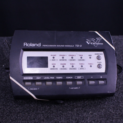 Vist Large View of Product Image Which is Used Roland TD-3 MODULE W/ PWR Electronic Drum Module