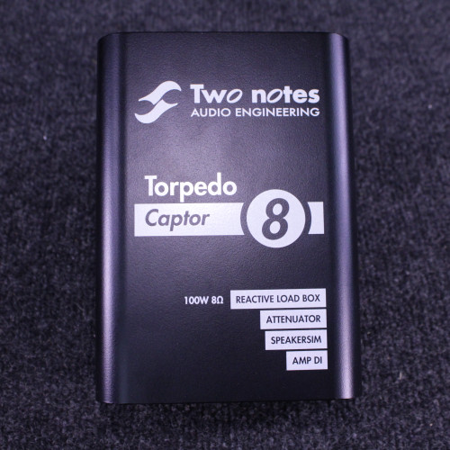 Vist Large View of Product Image Which is Used Two Notes TORPEDO CAPTOR 8 ATTENUATOR/AMP DI Volume Pedal