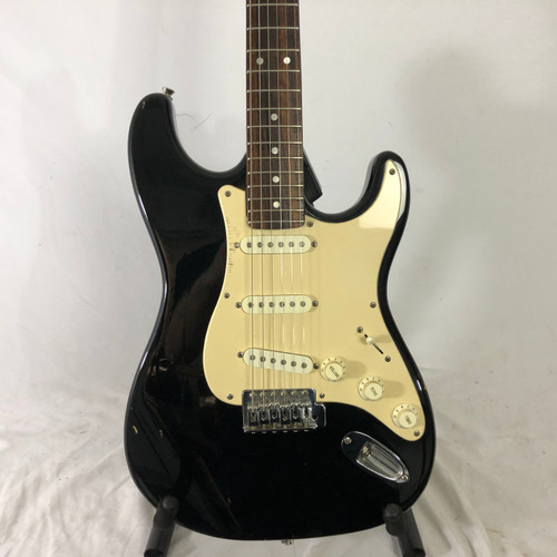Vist Large View of Product Image Which is Used Squier 90S BULLET STRAT Vintage S Type Electric Guitar Black 6-String