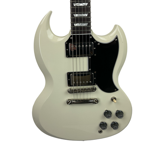 Vist Large View of Product Image Which is Used Fujigen NEO CLASSIC SG STYLE SG Type Electric Guitar White 6-String