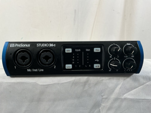 Vist Large View of Product Image Which is Used Presonus STUDIO 26C Computer Interface 2 A/D Recording Inputs