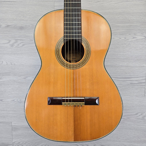 Vist Large View of Product Image Which is Used Madeira C600 CLASSICAL 70S Vintage Solid Top Acoustic Guitar Wood