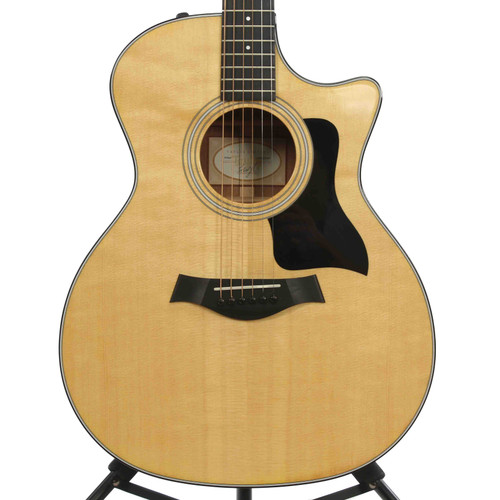 Vist Large View of Product Image Which is Used Taylor 314CE Solid Top Acoustic Guitar Natural