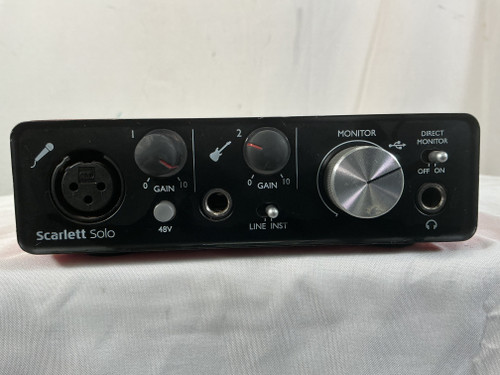Vist Large View of Product Image Which is Used Focusrite SCARLET SOLO 1ST GEN Computer Interface 1 A/D Recording Inputs