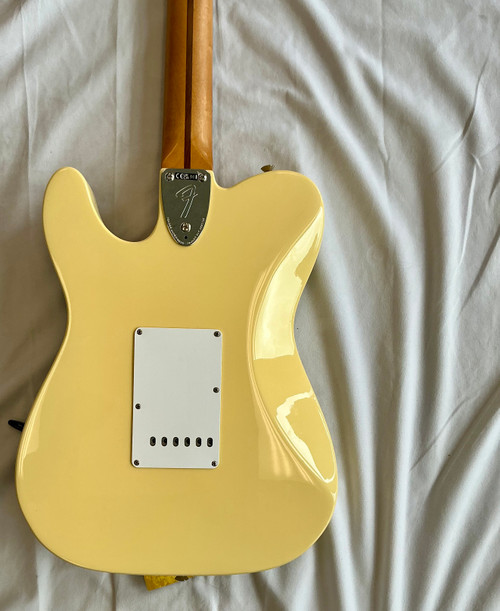 Vist Large View of Product Image Which is Used Fender TELECASTER DELUXE T Type Electric Guitar Yellow 6-String
