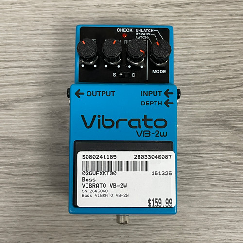 Vist Large View of Product Image Which is Used - Boss VIBRATO VB-2W Vibrato Pedal