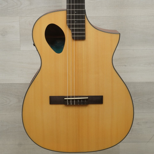 Vist Large View of Product Image Which is Used Michael Kelly Forte Port Nylon Solid Top Acoustic Guitar Natural