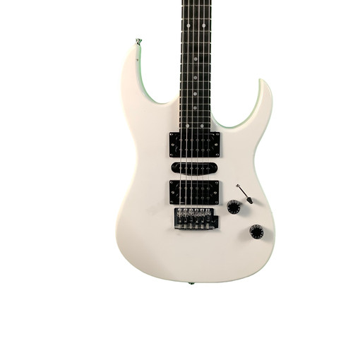 Vist Large View of Product Image Which is Used AODSK DOUBLE CUT Electric Guitar White 6-String