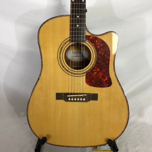 Vist Large View of Product Image Which is Used Washburn DK20CET Solid Top Acoustic Guitar Wood