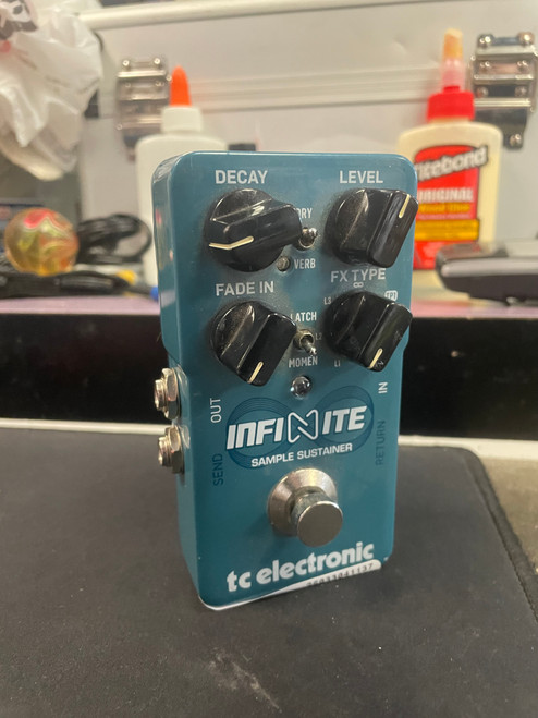 Vist Large View of Product Image Which is Used TC Electronic INFINITE SAMPLE SUNSTAINER Sampler Pedal