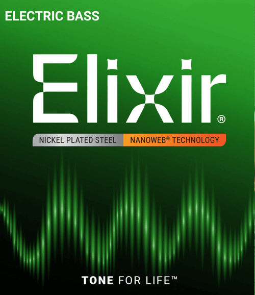 Vist Large View of Product Image Which is New Elixir Nanoweb Bass 45-100 4-String Bass Strings