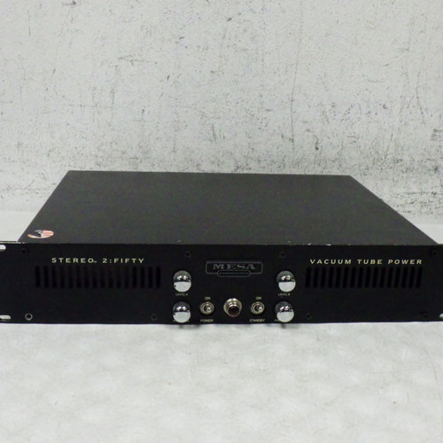 Vist Large View of Product Image Which is Used Mesa Boogie stereo 2 Fifty Power Amp Rackmount Tube Amplifier Head