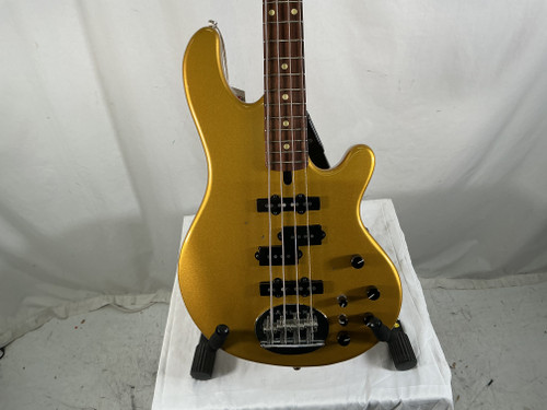 Vist Large View of Product Image Which is Used Lakland SKYLINE SERIES FACTORY MOD Bass Guitar Goldtop 4-String