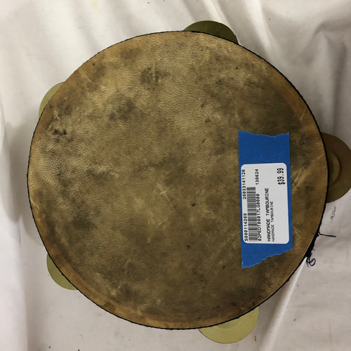 Vist Large View of Product Image Which is Used HANDMADE TAMBOURINE Percussion Instrument