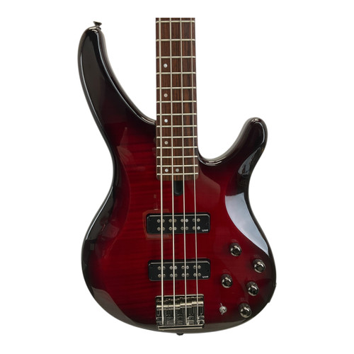 Vist Large View of Product Image Which is Used Yamaha TRBX604FM Bass Guitar Red 4-String