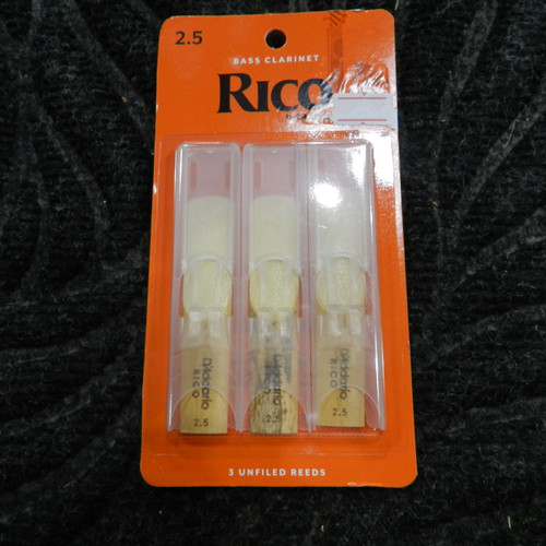 Vist Large View of Product Image Which is New RICO Bass Clarinet 2.5 3 PACK 40105-DAD-REA0325