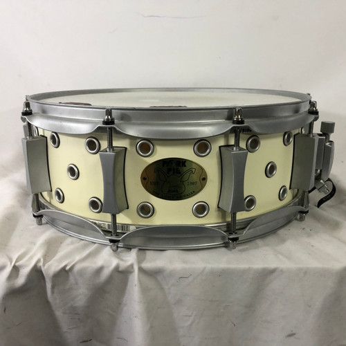 Vist Large View of Product Image Which is Used Pork Pie LITTLE SQUEALER 5X14 VENTED Wood Snare Drum 14"