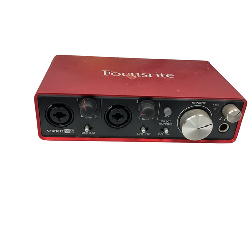 Vist Large View of Product Image Which is Used Focusrite SCARLETT 2I2 2ND GEN Computer Interface 2 A/D Recording Inputs