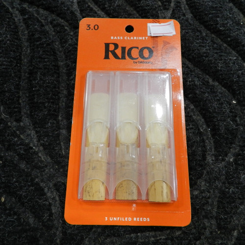 Vist Large View of Product Image Which is New RICO Bass Clarinet 3.0 3 PACK 40105-DAD-REA0330