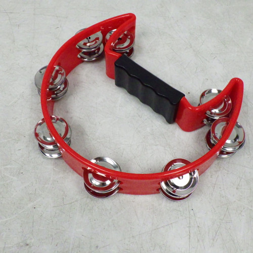Vist Large View of Product Image Which is Used USED TAMBOURINE RED Hand Percussion