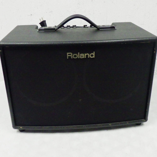 Vist Large View of Product Image Which is Used Roland ACOUSTIC CHORUS AC-90 2 x 10 Guitar Speaker Cabinet 2 x 10