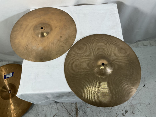 Vist Large View of Product Image Which is Used Zildjian CONSTANTINOPLE BOTTOM W/UNKNOWN TOP Hi Hat Cymbals 14"