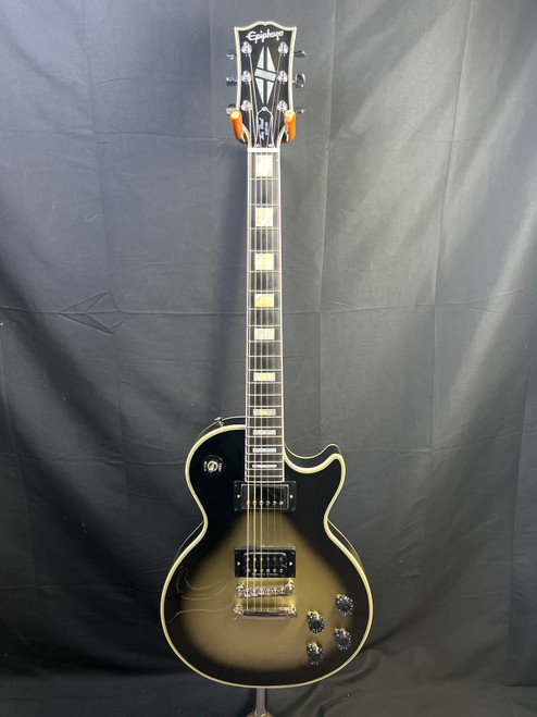 Vist Large View of Product Image Which is Used Epiphone ADAM JONES LES PAUL CUSTOM LP Type Electric Guitar Silver Burst 6-String