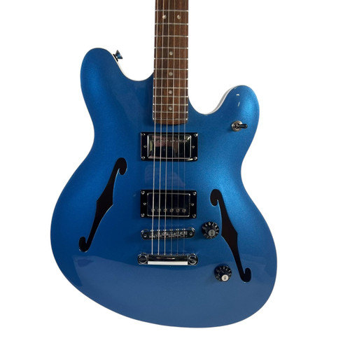 Vist Large View of Product Image Which is Used Squier FSR Affinity Starcaster Deluxe Semi-Hollow Electric Guitar