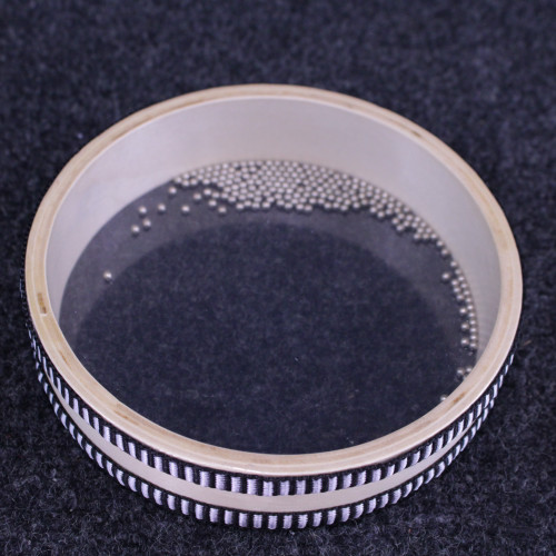 Vist Large View of Product Image Which is Used HAND DRUM WITH BEADS IN IT Hand Percussion