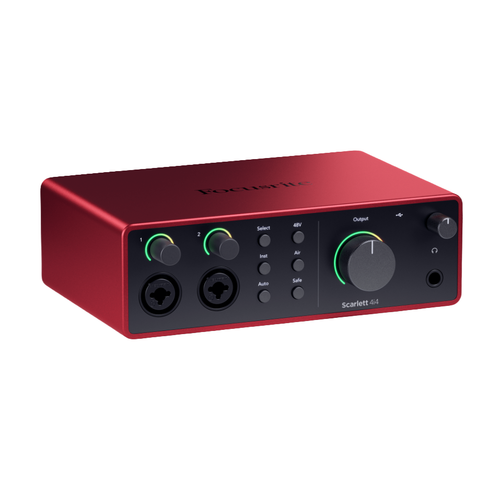 Vist Large View of Product Image Which is New Focusrite Scarlett 4i4 4th Gen USB Audio Interface