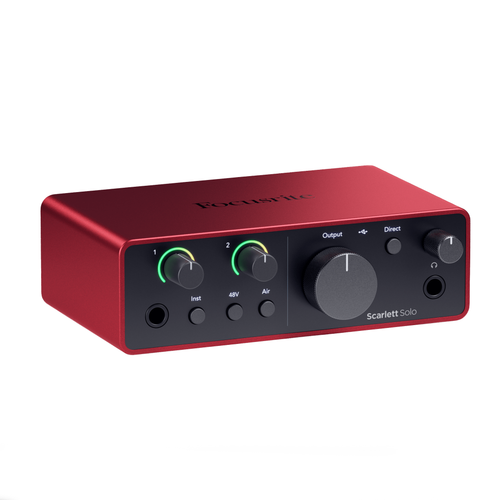 Vist Large View of Product Image Which is New Focusrite Scarlett Solo 4th Gen