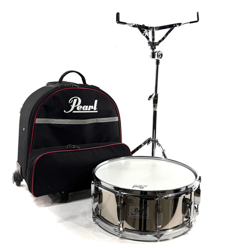 Vist Large View of Product Image Which is Used Pearl Steel Shell Student Snare Drum Kit 14"