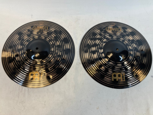 Vist Large View of Product Image Which is Used Meinl 15" Dark Hi Hat Cymbals